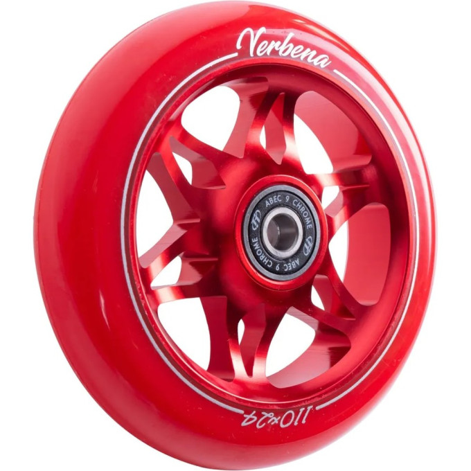 Колесо TECH TEAM для самоката X-Treme 110*24мм, Verbena, red NN010607